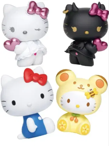 헬로키티해피 애니버서리 복권 A상 피규어 4종 세트 미개봉 새상품