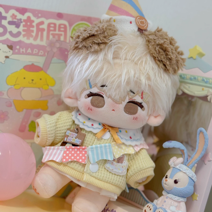 (당일발송) 20cm 인형옷 생일 의상 세트