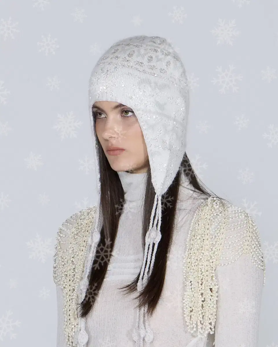 스컬프터 이어캡비니 Sequin Nordic Earflap Beanie