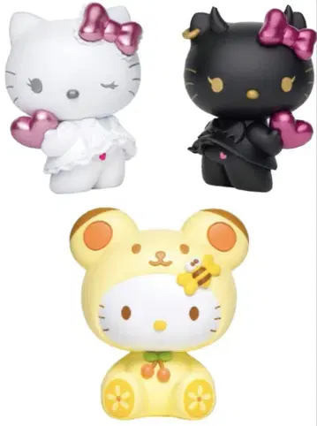 헬로키티해피 애니버서리 복권 A상 피규어 3개 세트 미개봉 새상품