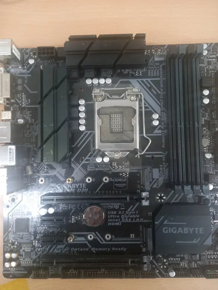 기가바이트 Z370M D3H 백패널X 판매합니다