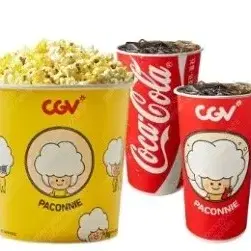 CGV 콤보세트 (팝콘대,음료2)