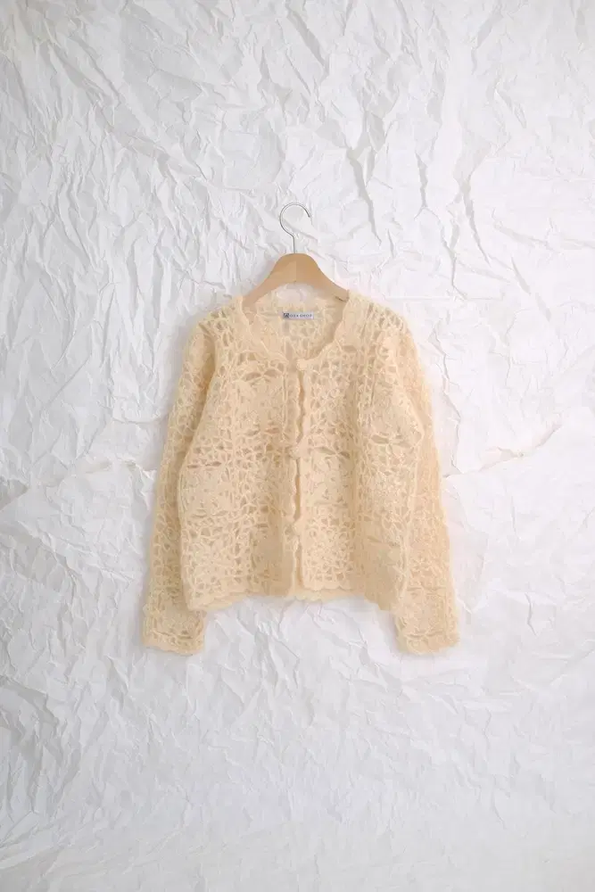 WORKSHOP Crochet mohair cardigan