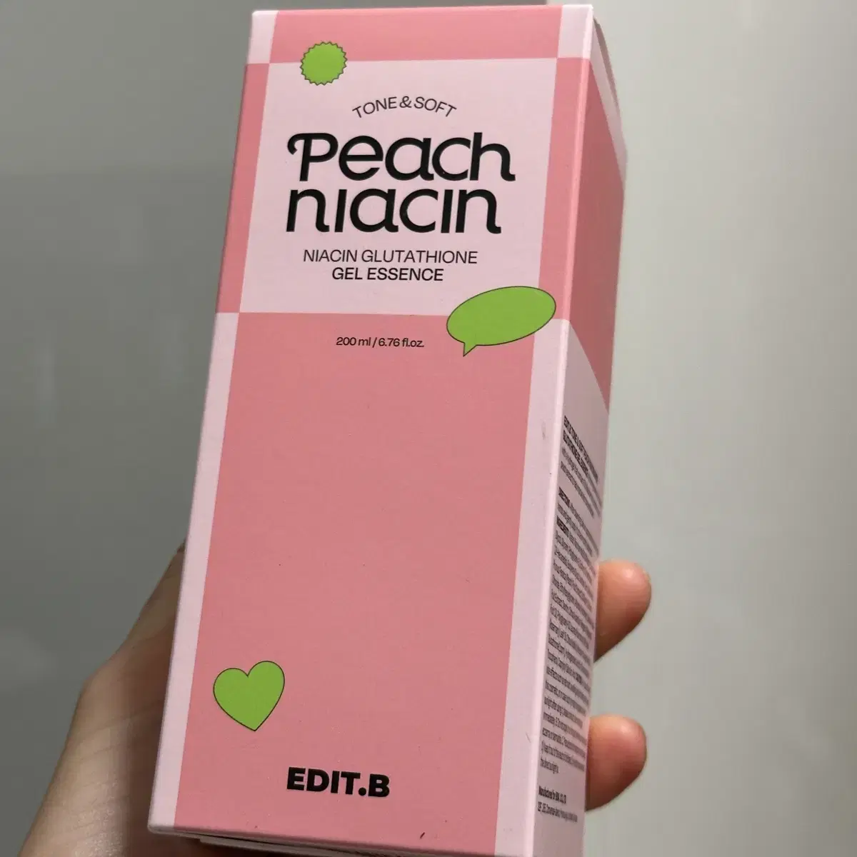 에딧비 톤결 피치 나이아신아마이드 글루타치온 겔 에센스 200ml