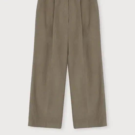 CORDUROY ONE TUCK PANTS(카키)