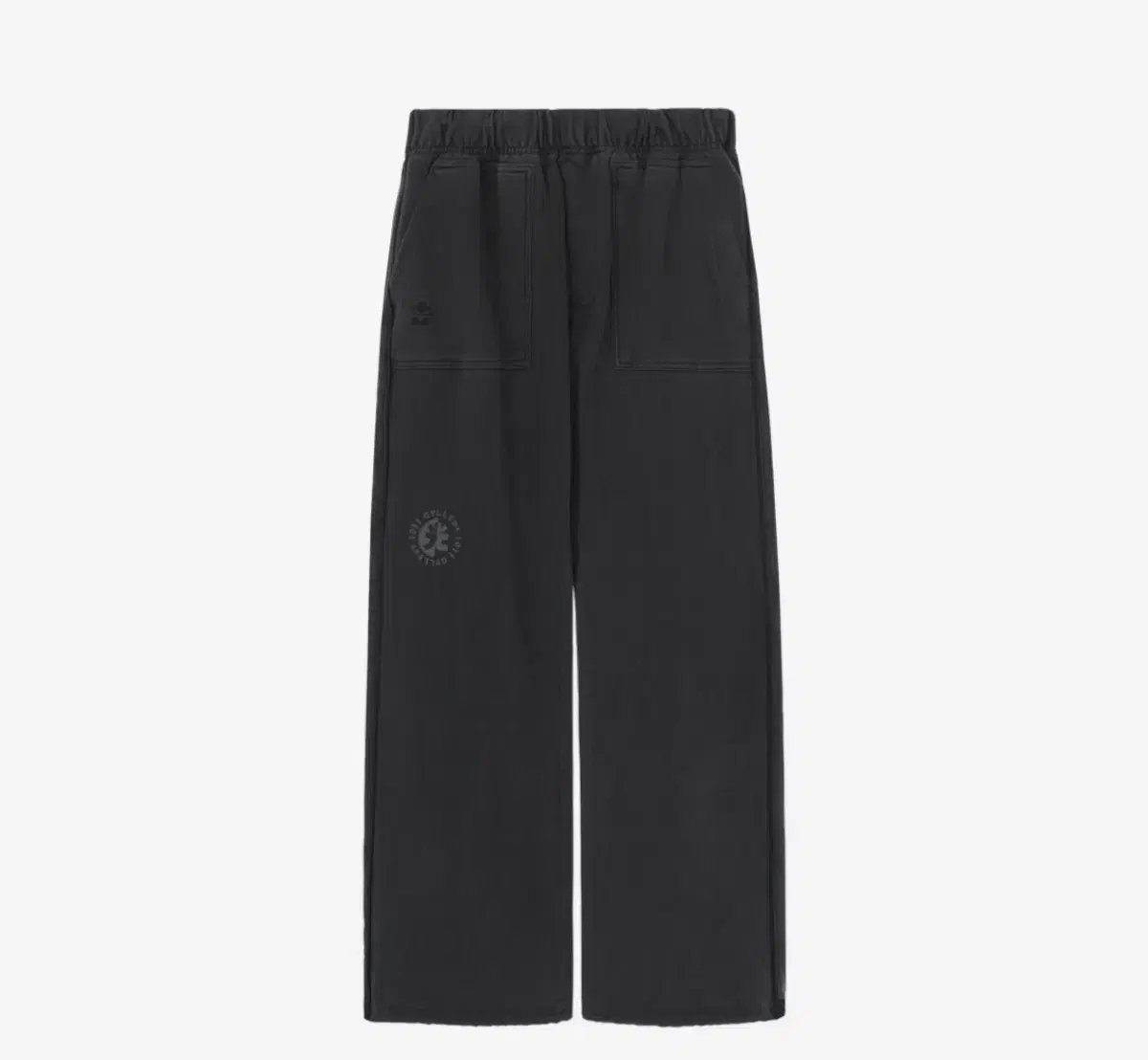 (2)Polythene 1011 Puttyg Sweatpants Washed Black24FW