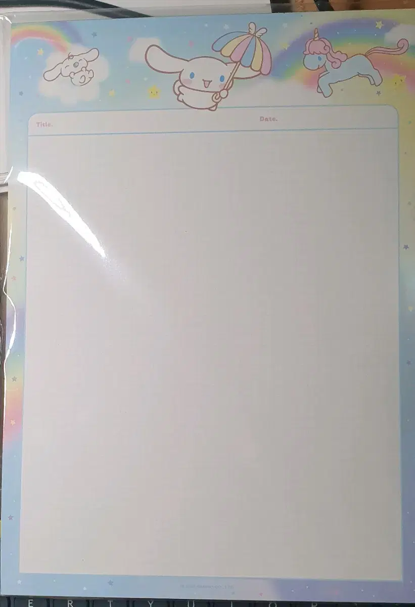 Sanrio Cinnamon Roll, Assembled B5 Notepad