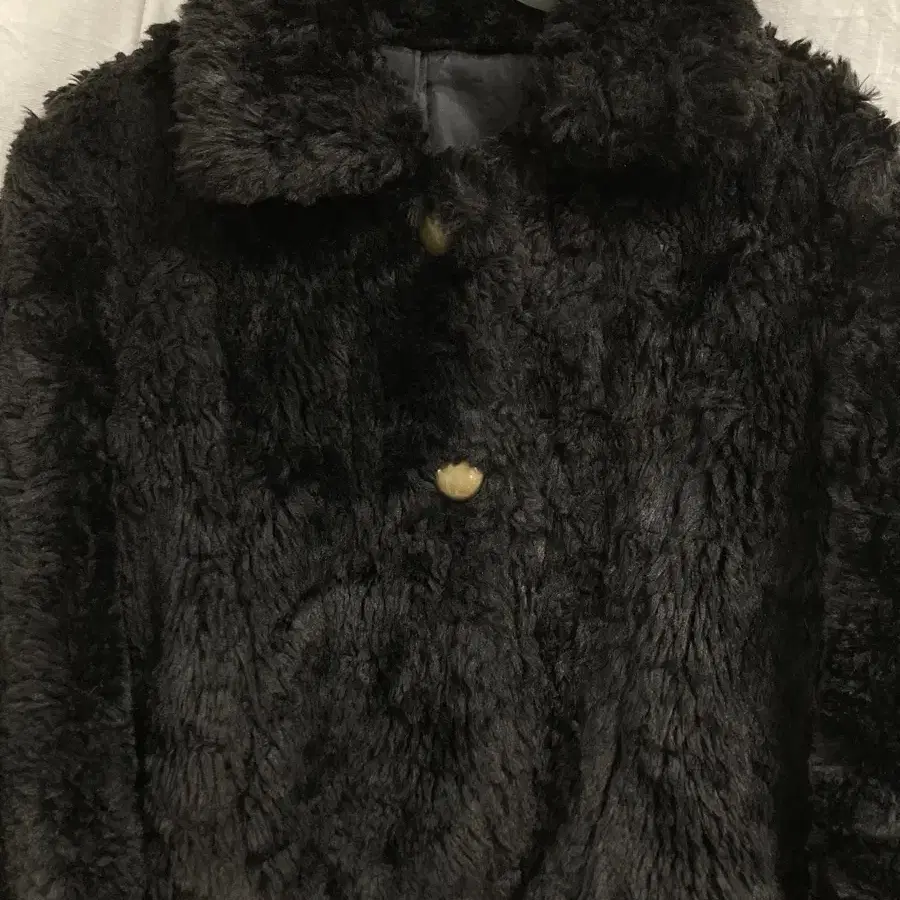 vintage crop fur jacket