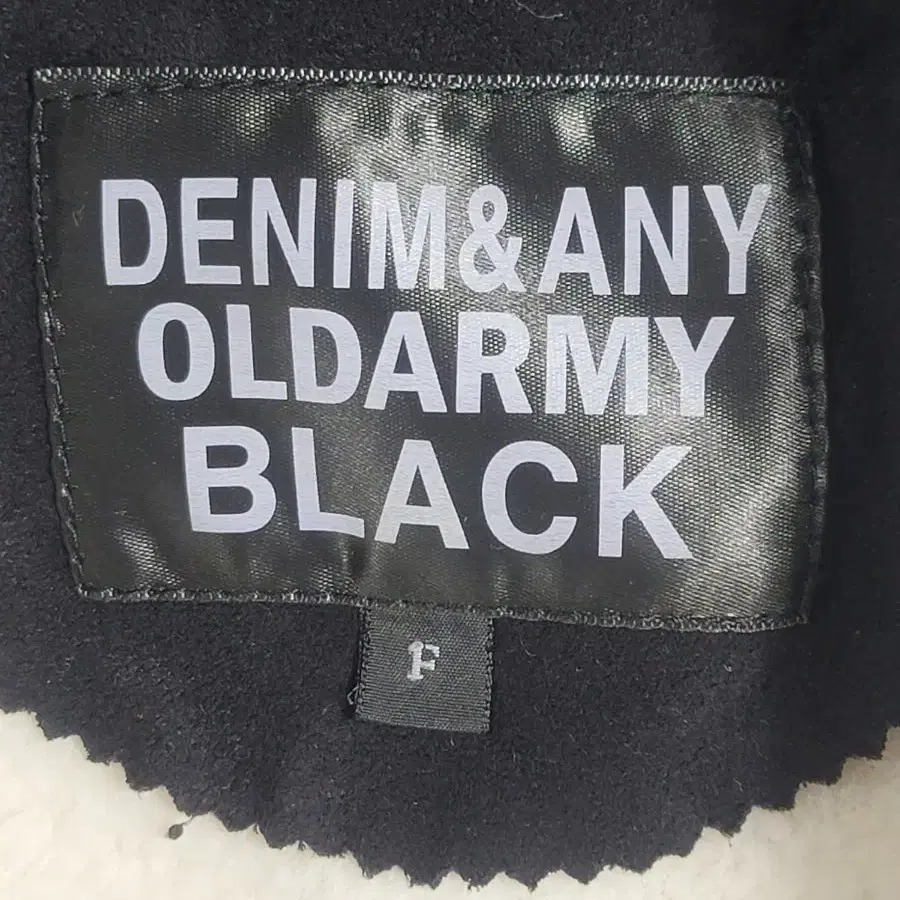 OLDARMY BLACK 올드아미 블랙 남성 라이더 무스탕