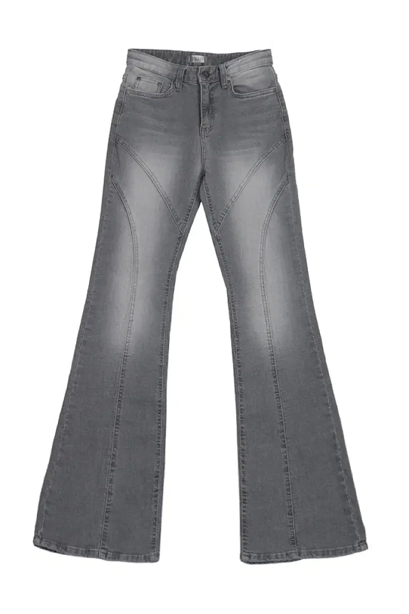 시너진 LINE WASHING DENIM PANTS GRAY (Long)