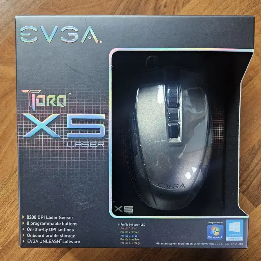 에브가 torq x5l 게이밍 마우스