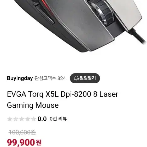 에브가 torq x5l 게이밍 마우스