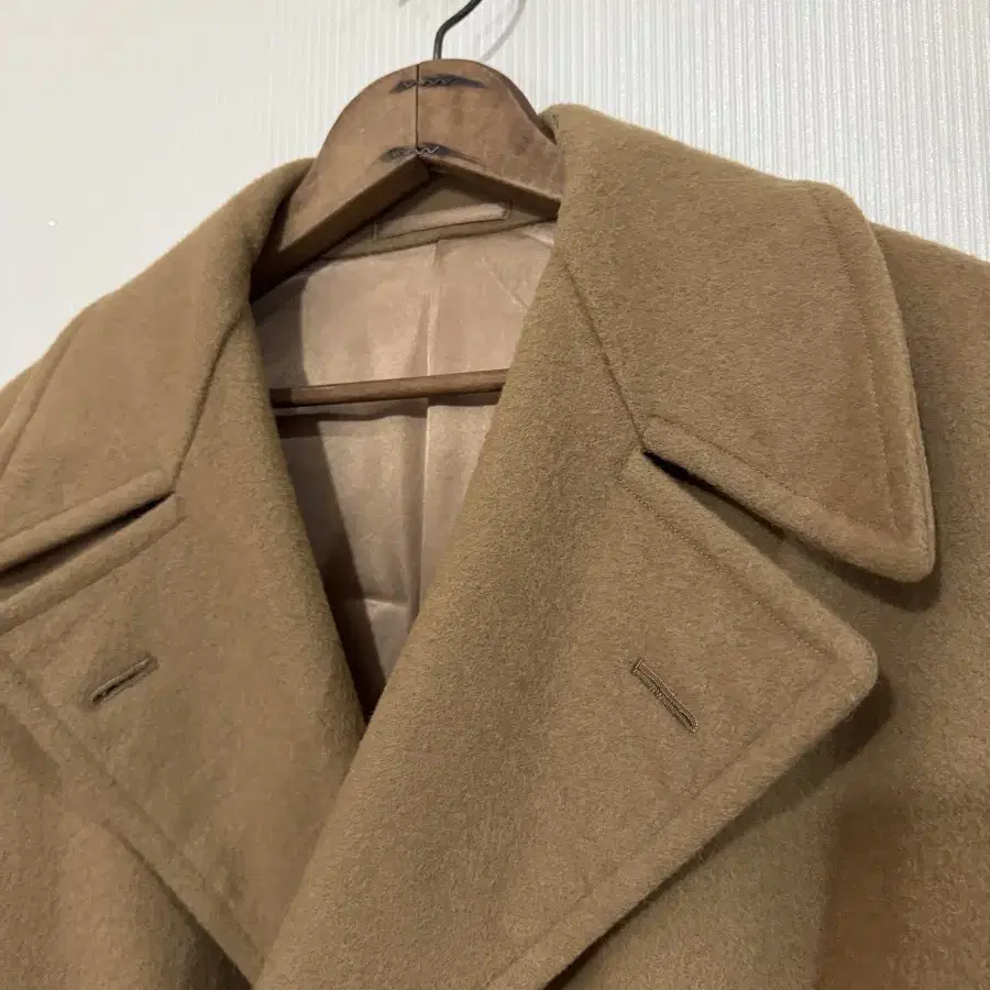 Camel long coat 체스터필드코트