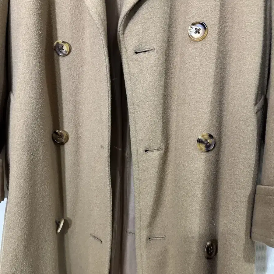 Camel long coat 체스터필드코트