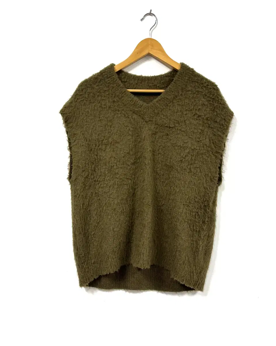 Milk Owen Japanese Vintage Mohair Wool Hairy Knit Vest Jo Sweater