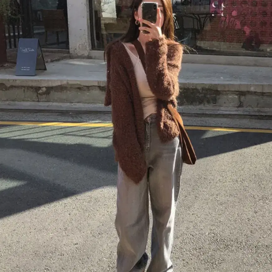 데일리마켓 sarah knit cardigan