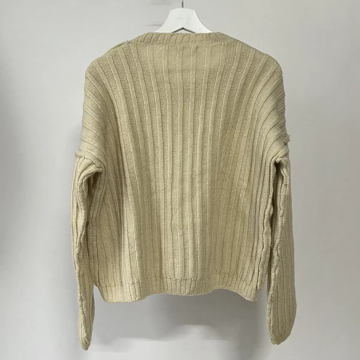 SIMPLE LIFE wool 100% knit cardigan