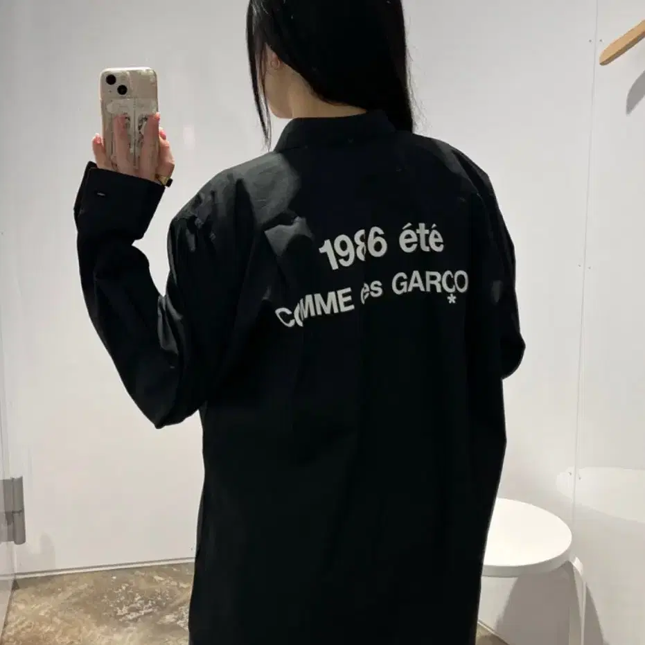 꼼데가르송 cdg 1986 아카이브 셔츠 블랙