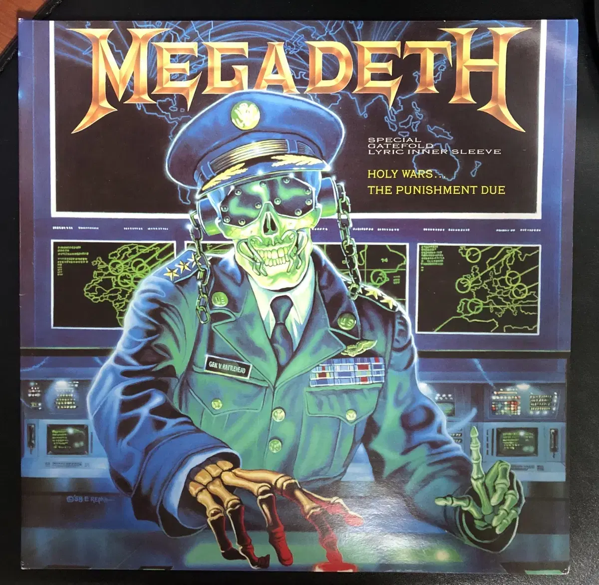 MEGADETH HOLY WARS 12" 싱글 LP 메가데스