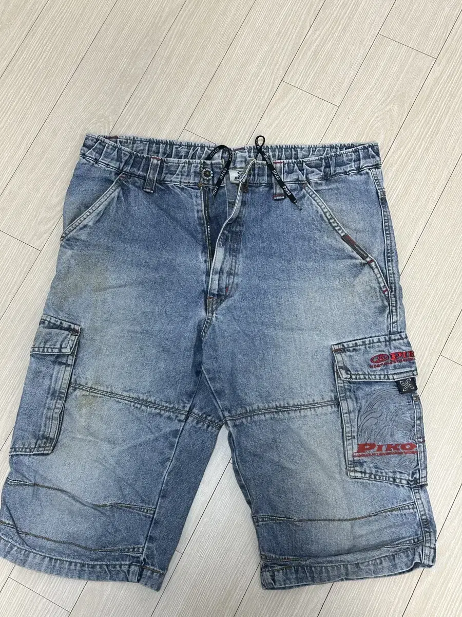 Sosohyeji Davin Buckle Pico Vintage Denim Jeans Kavan Cargo Shorts