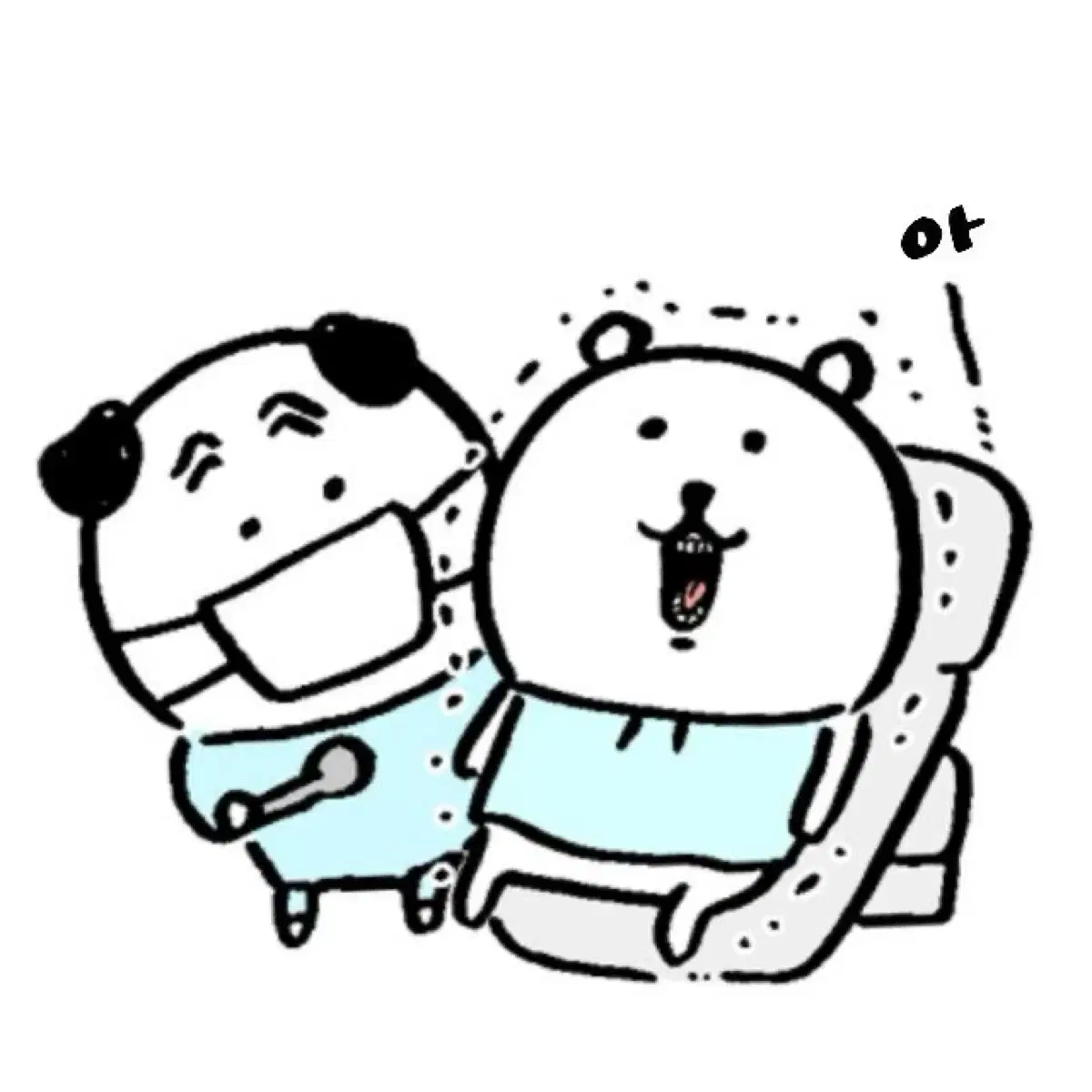 팝버블 담곰이카페 농담곰 컵