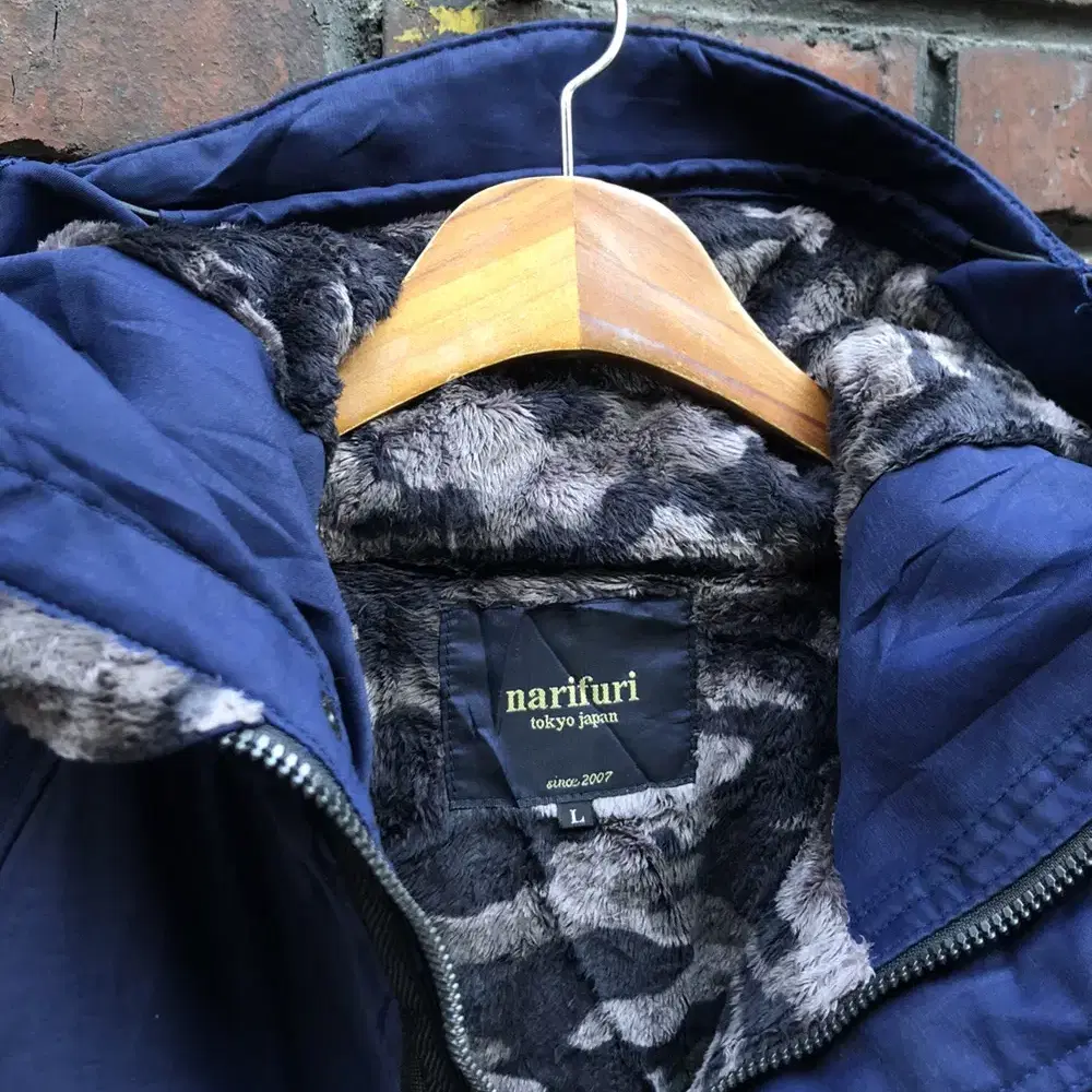 narifuri Back boa field jacket 나리후리