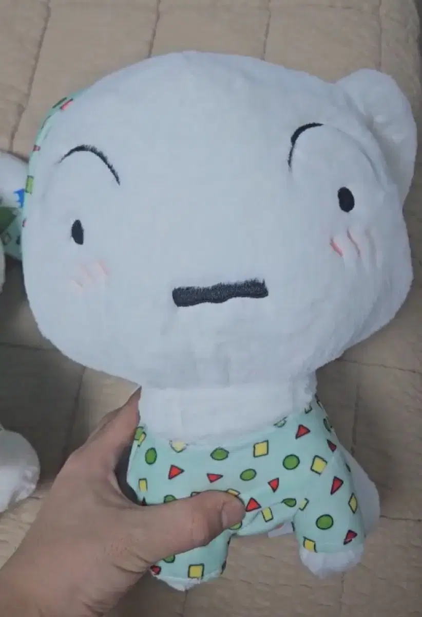 흰둥이 인형 중형 파자마