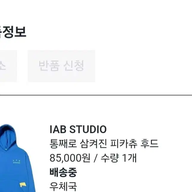 아이앱 스튜디오 iab 포켓몬 피카츄 후드