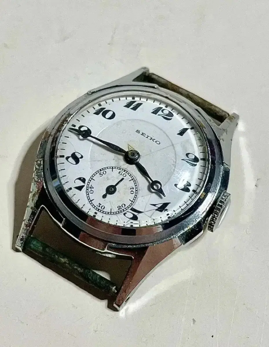 1930년대 빈티지 세이코 수동 시계 청침 SEIKO