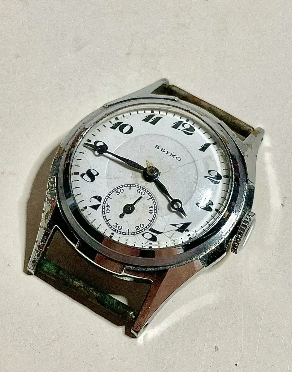 1930년대 빈티지 세이코 수동 시계 청침 SEIKO