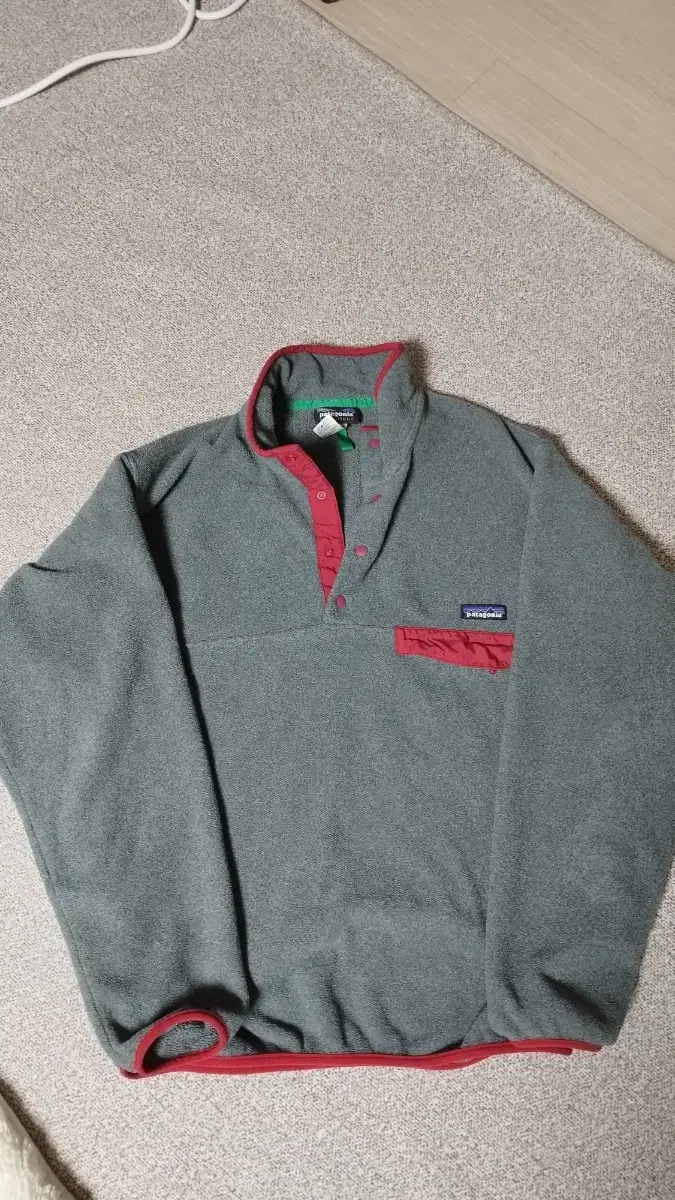 Patagonia Sinchilla Lightweight Nickel+Red Men's M sells