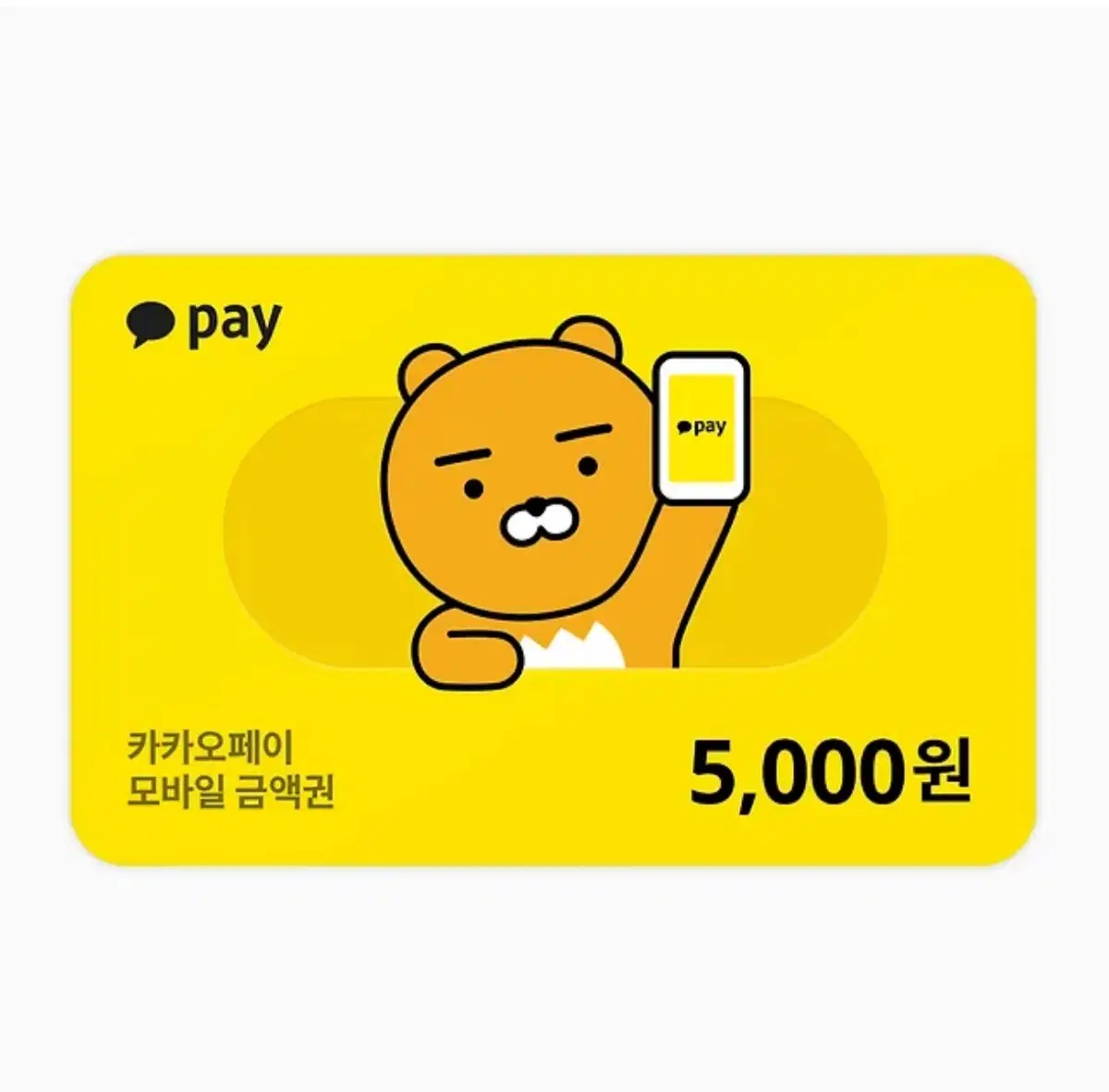 기프티콘 카카오페이 모바일  금액권 5000