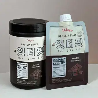 잇더핏 초코 쉐이크 대용량1통 +1팩