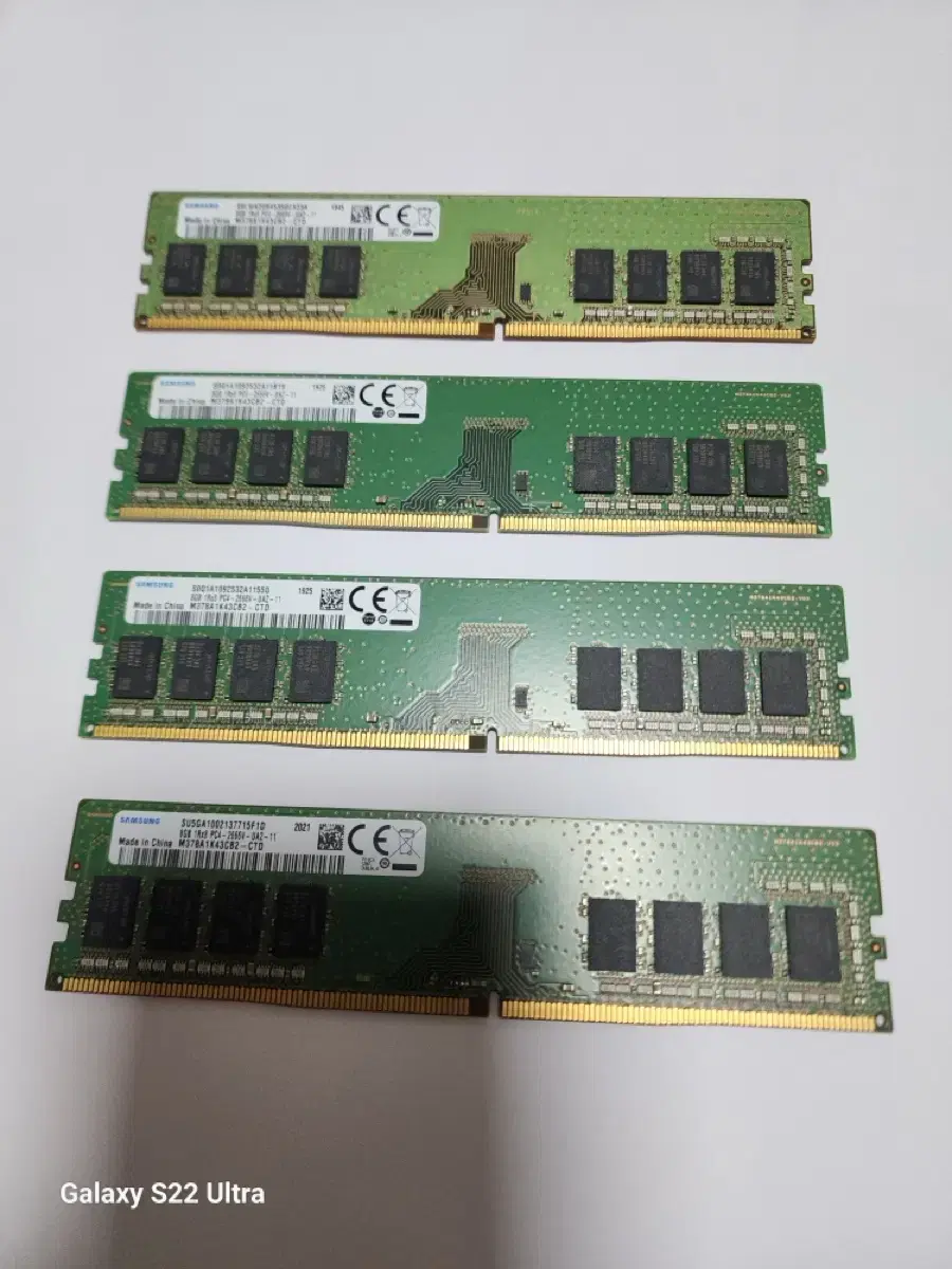 삼성메모리카드8GB DDR4 2666V 개당14000원