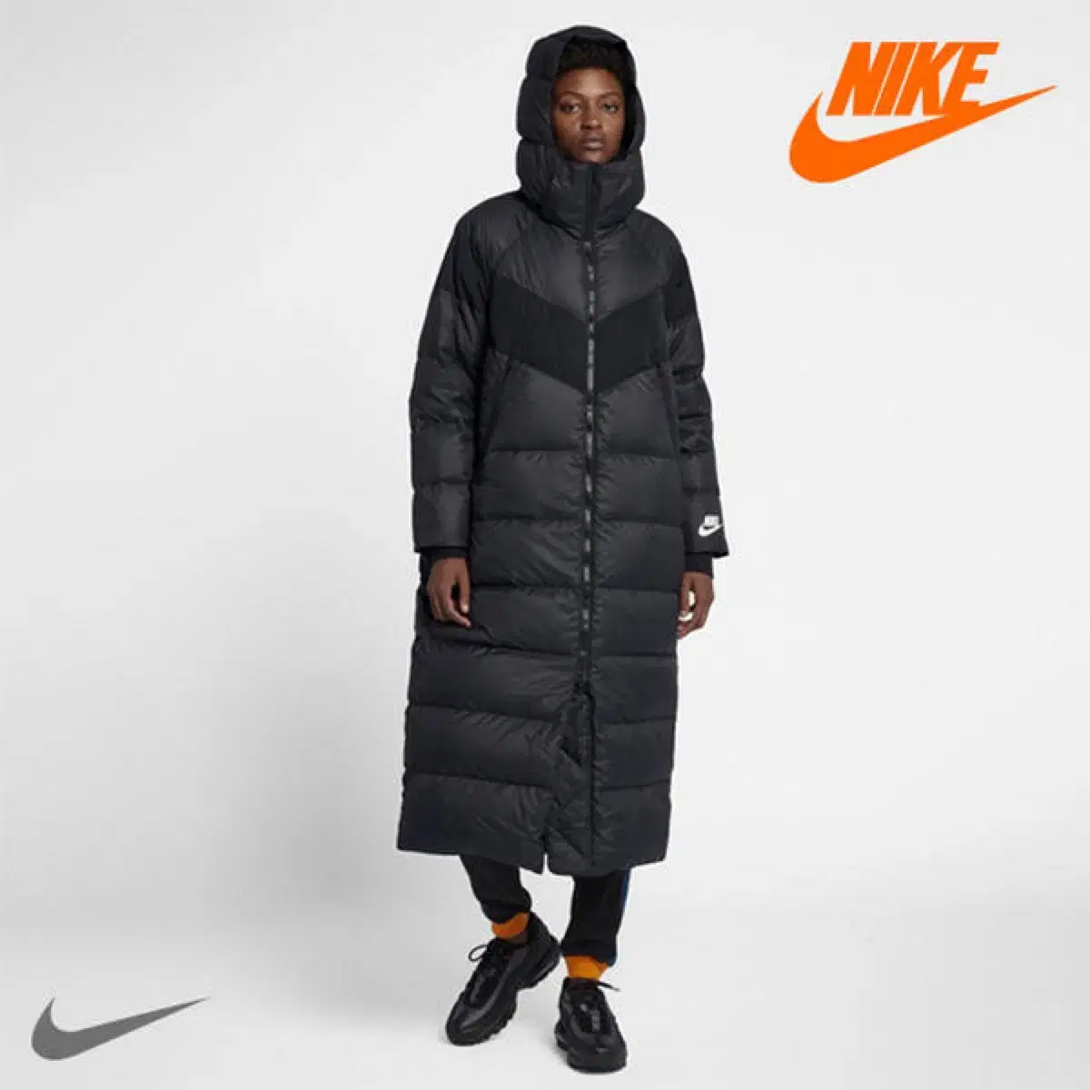 NIKE 나이키 우먼스 다운 롱패딩 85