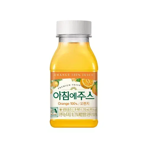 [CU] 아침에주스 오렌지 210ml