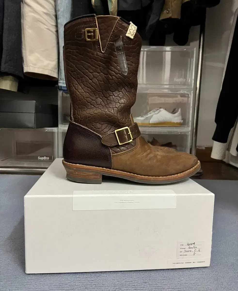 [M9.5]비즈빔23AW T.W.O BOOTS-FOLK 투 부츠 포크