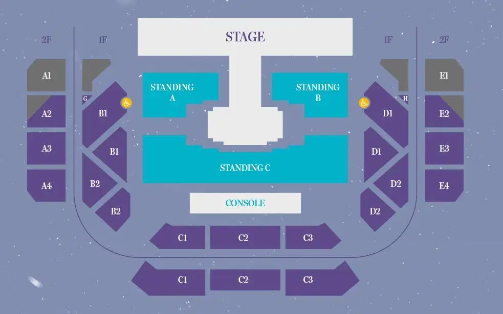 1/18일 (스탠딩,지정석)  여자친구 콘서트