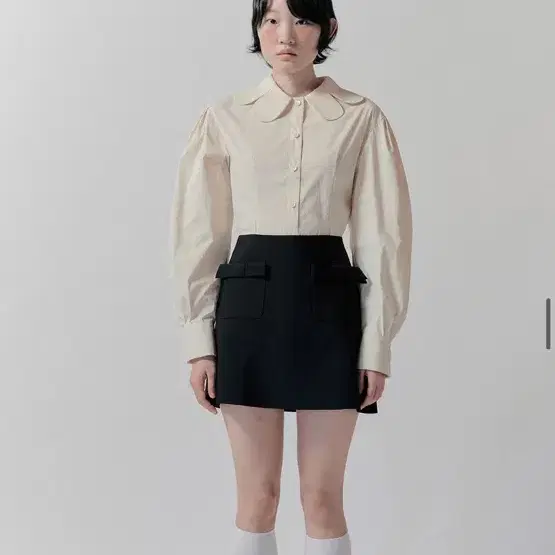 민주킴 퍼프 블라우스 minjukim puff blouse