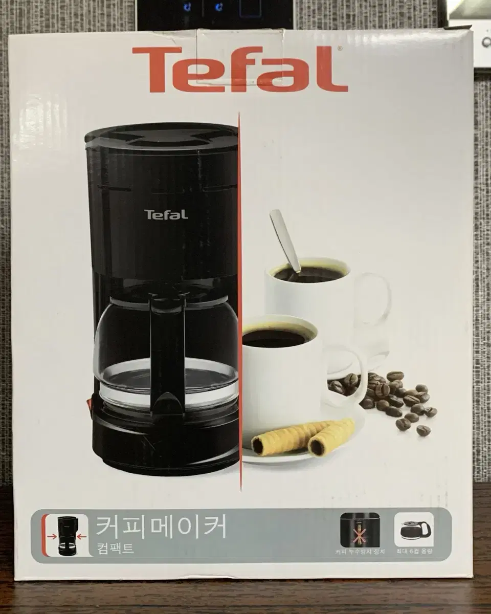 테팔 TEFAL 컴팩트 커피메이커 CM3218 커피머신