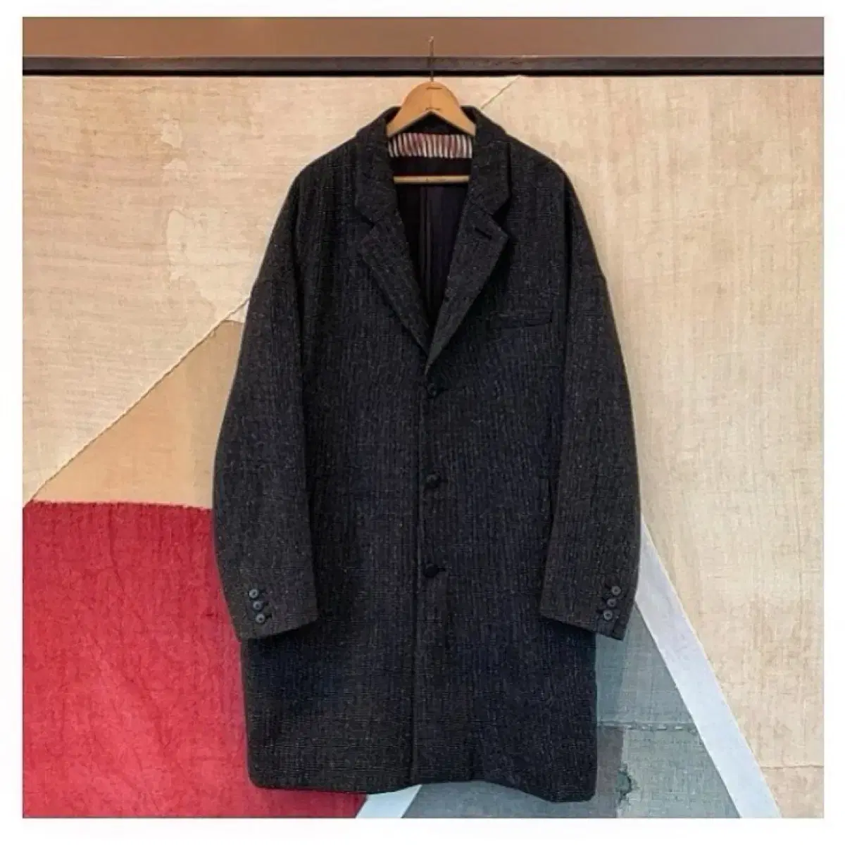 visvim 21FW HAMMONS COAT (TWEED)