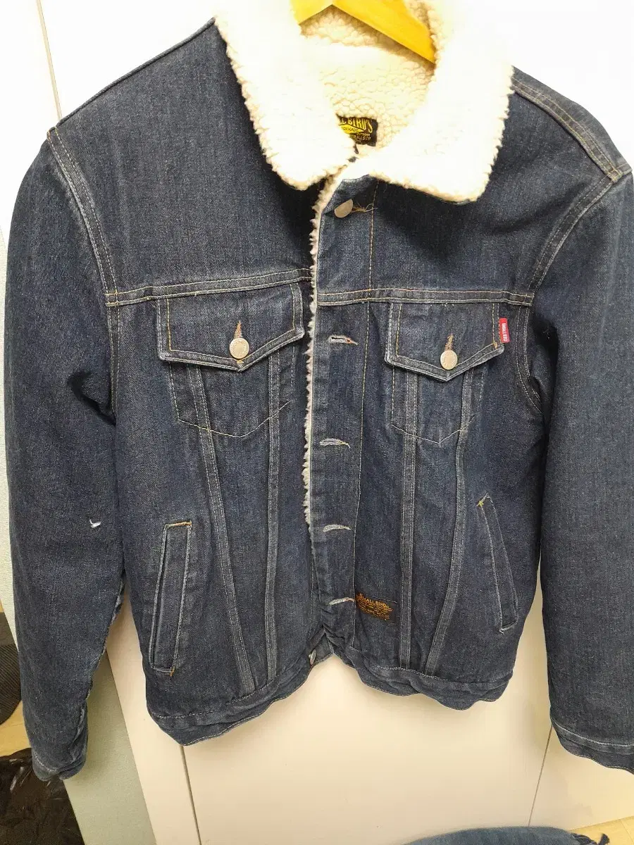 Men's Fleece Wool Jeans Jacket