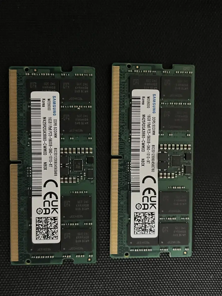 삼성 램 ddr5 5600 16GB (sodim 노트북용)