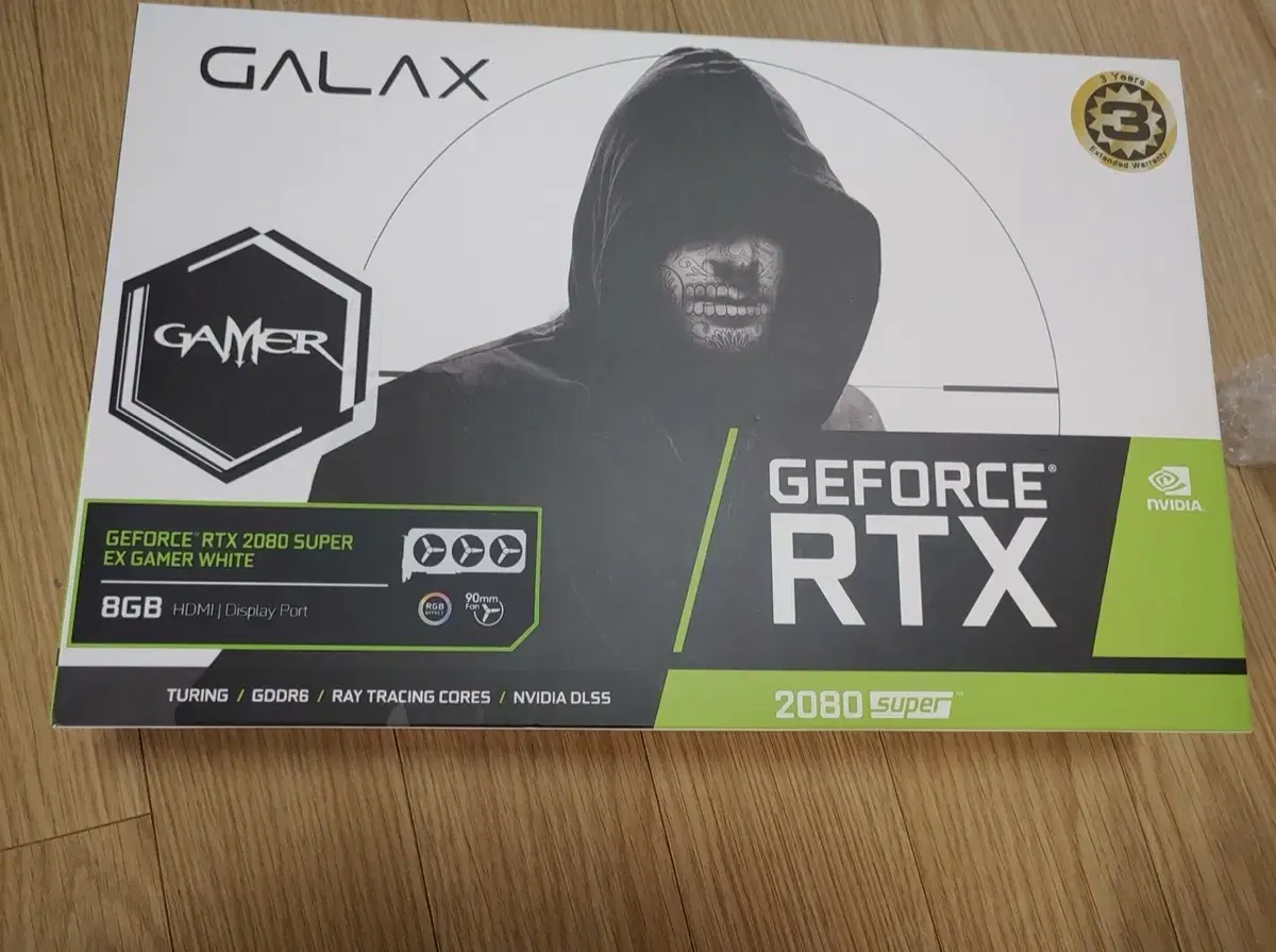 갤럭시 rtx 2080super ex white gamer oc d6 8