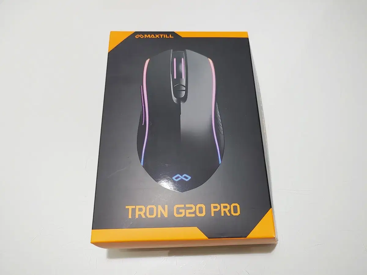 맥스틸 TRON G20 PRO (미개봉) 유선 마우스 팝니다