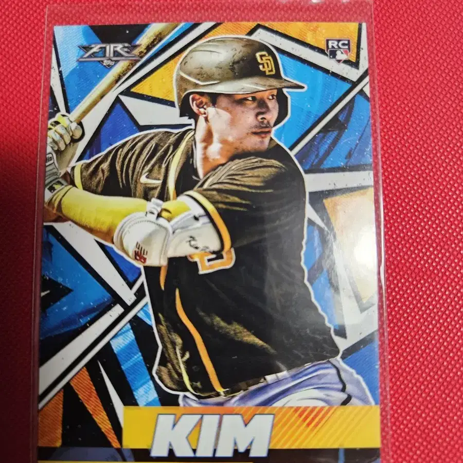 김하성 2021 Topps Fire 루키 카드