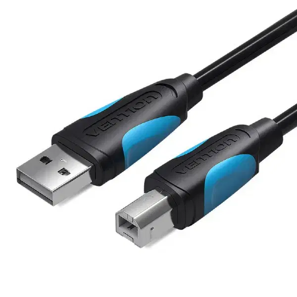 USB2.0 A to B 케이블, 1m, 기본 연결