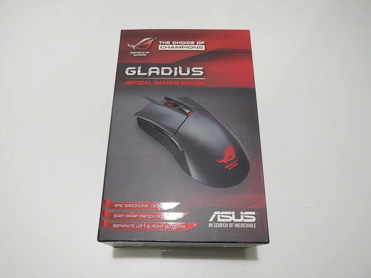 ASUS GLADIUS 글라디우스 구형 유선마우스 팝니다