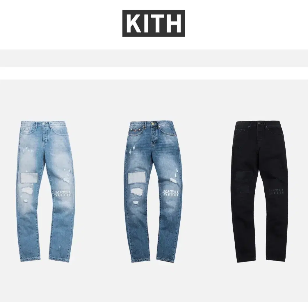 (정품/새상품) Kith Varick Letter Denim / (30)