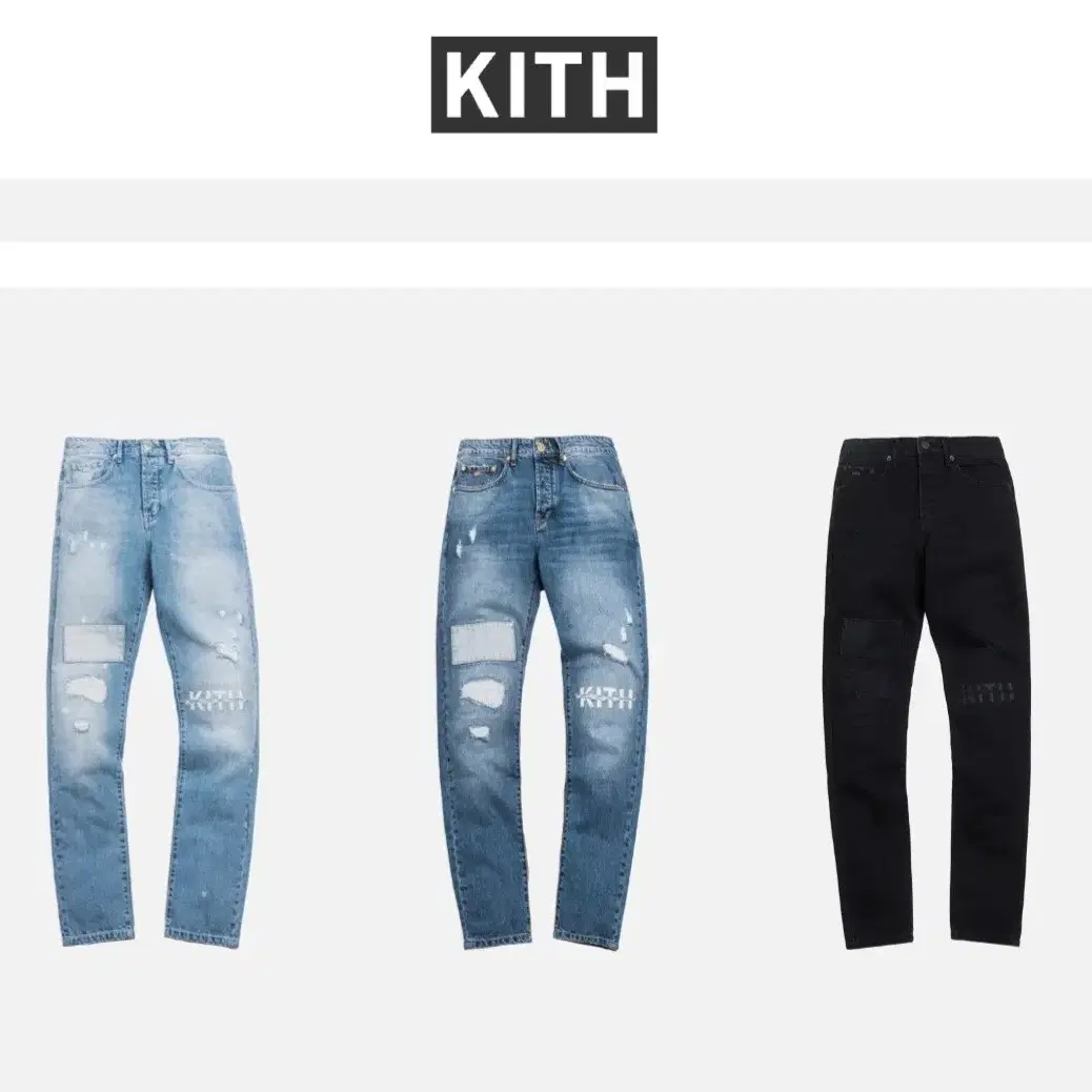 (정품/새상품) Kith Varick Letter Denim / (30)